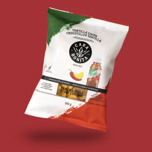 Casa Bonita Chili and Lime Corn Chips 300gr - 4 Pack - Image 4