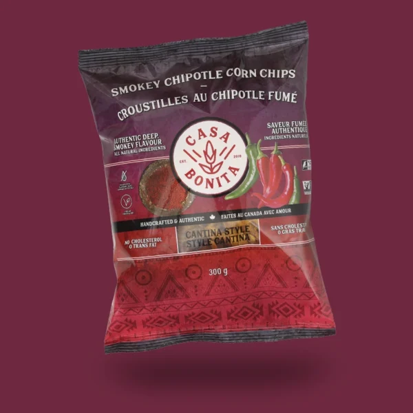 Casa Bonita Smokey Chipotle Chips 300gr - 4 Pack - Image 4