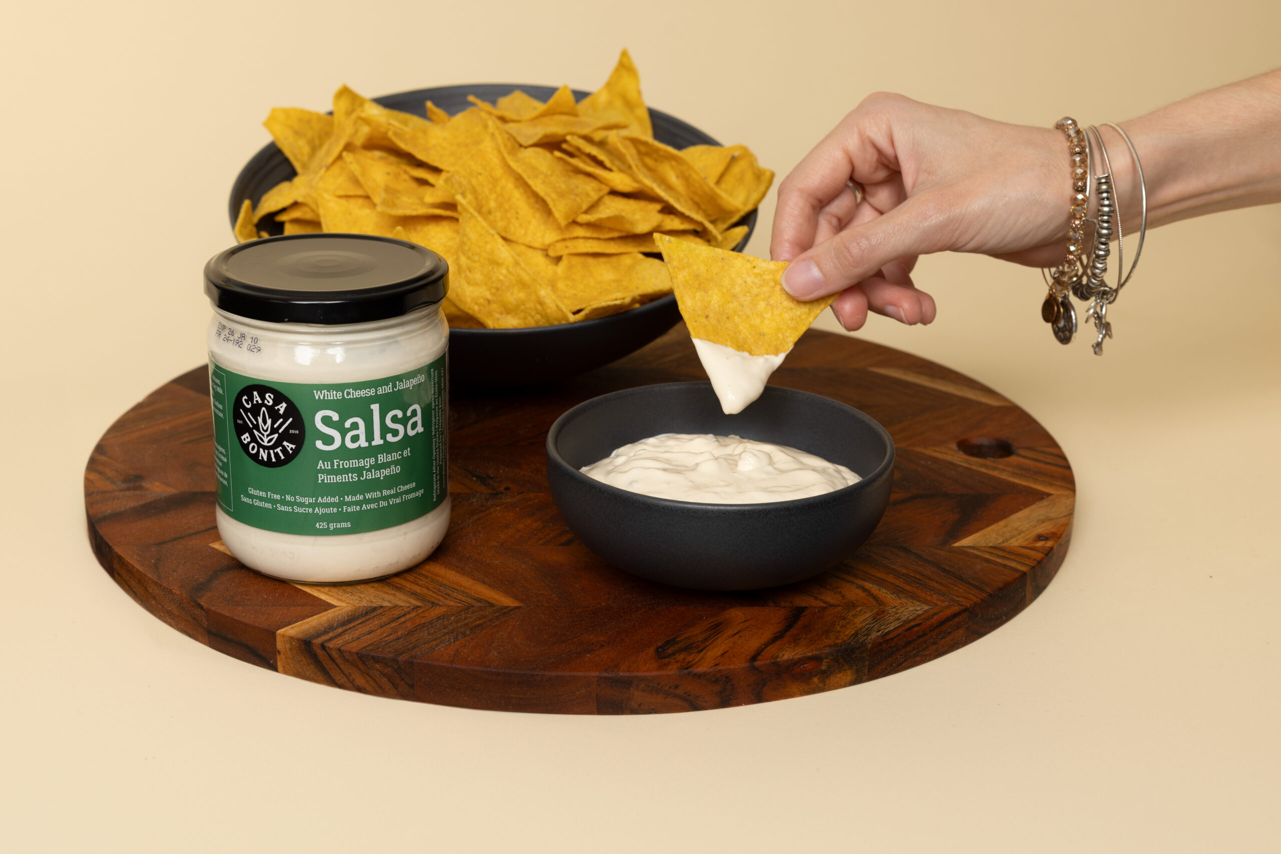 Casa Bonita Foods - Salsa con Queso (White Cheese & Jalapeno)