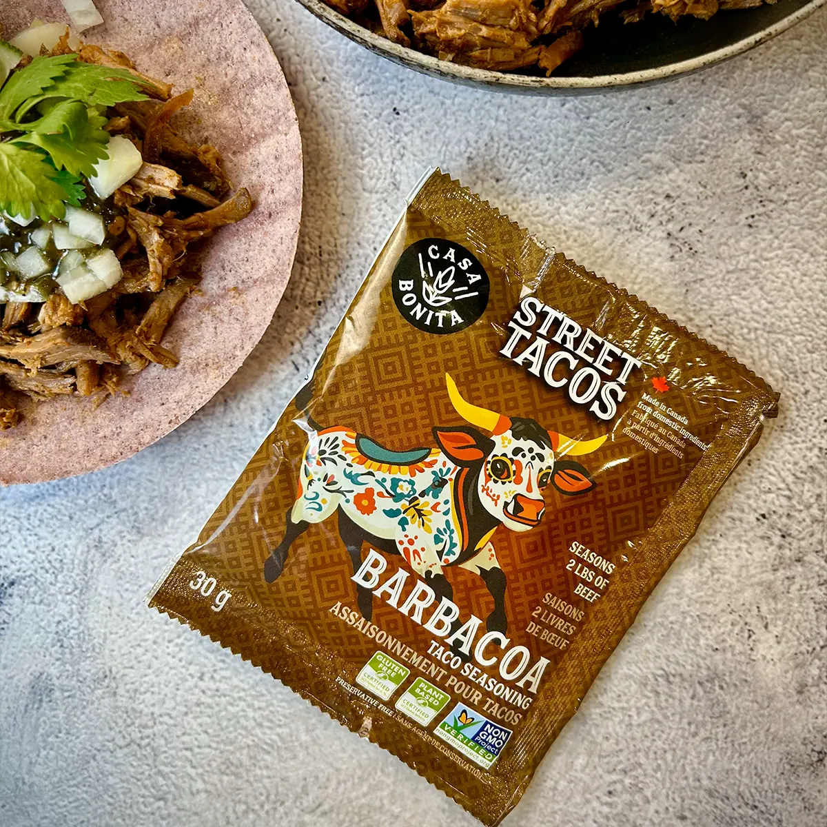 Street Tacos seasonings by Casa Bonita Foods