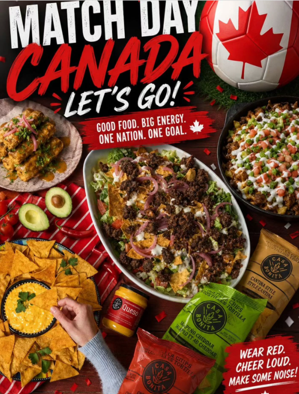 Recettes d'été de Casa Nonita Foods pour un été de football au Canada